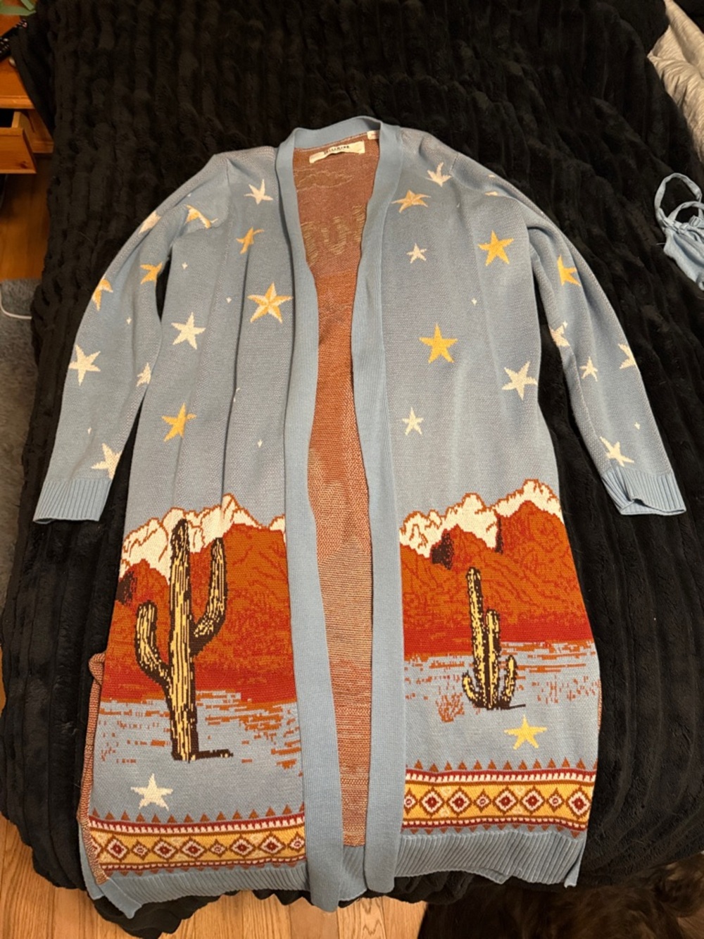 Idyllwind Blue Desert Cactus Star Cardigan